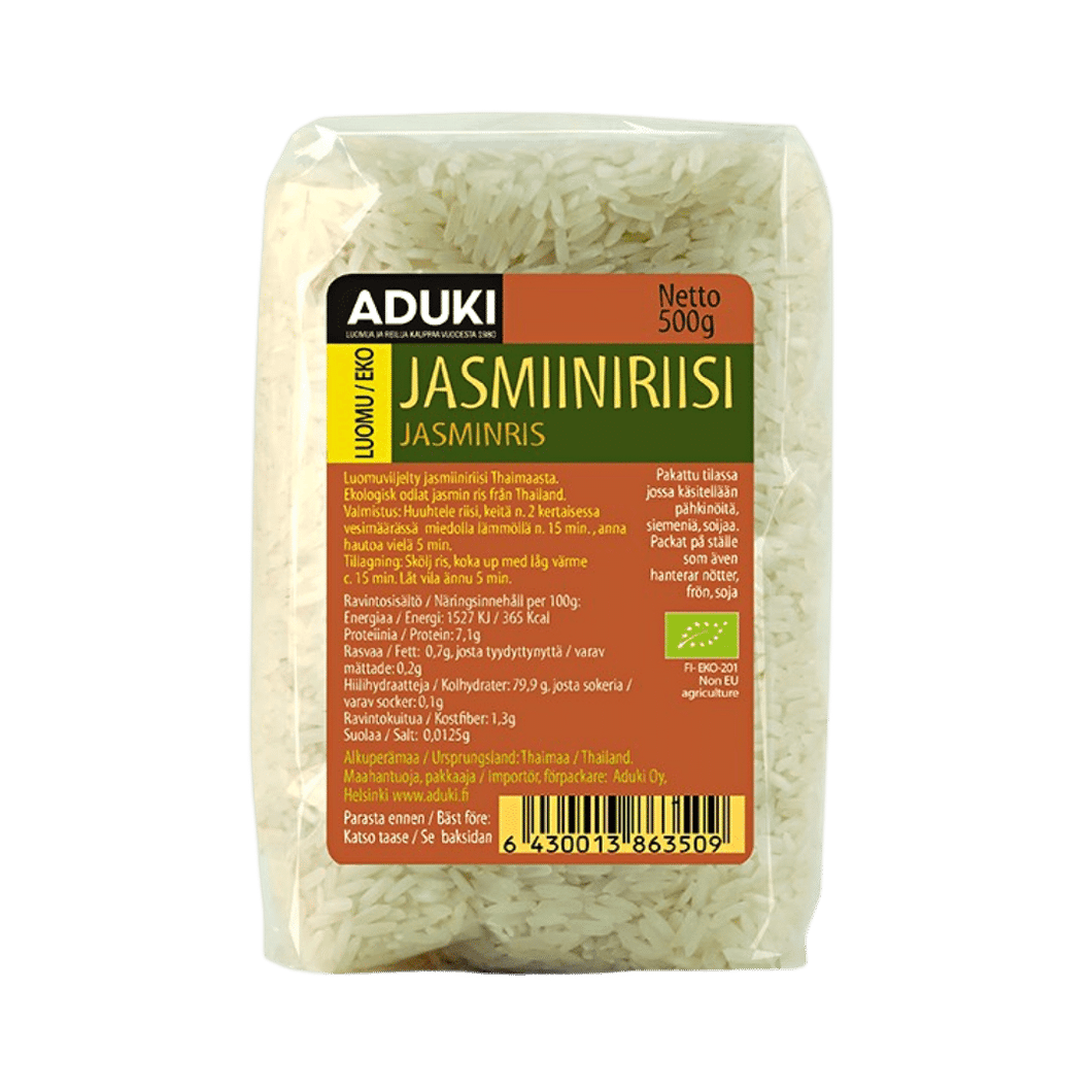 Aduki | Jasmiiniriisi 500 g (luomu, VE, G)