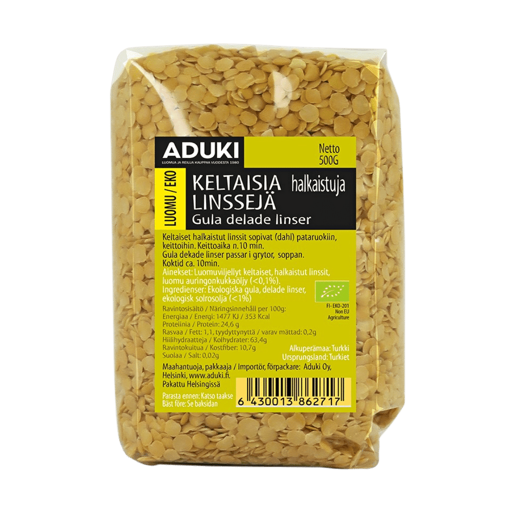 Aduki | Keltainen linssi 500 g (luomu)