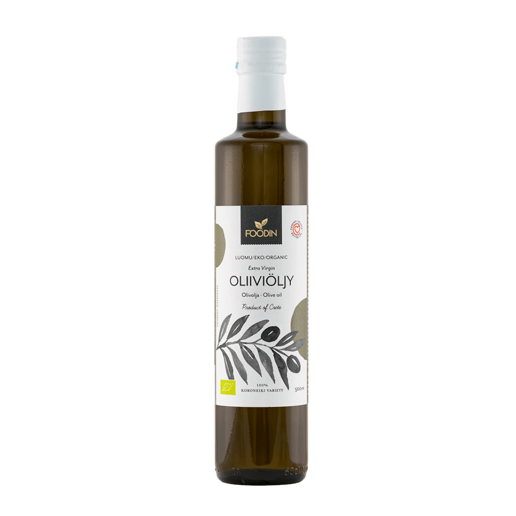 FOODIN | Oliiviöljy Extra Virgin 500 ml (luomu)