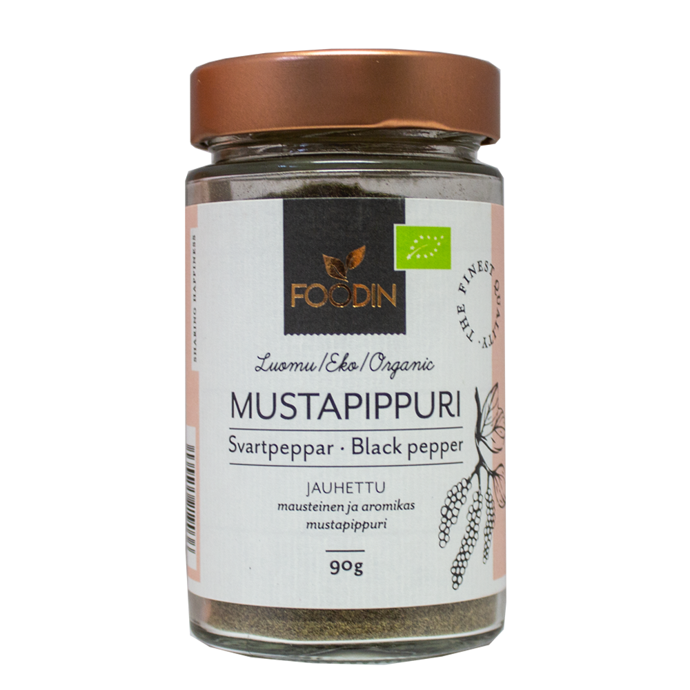 FOODIN | Mustapippuri (luomu) 90g