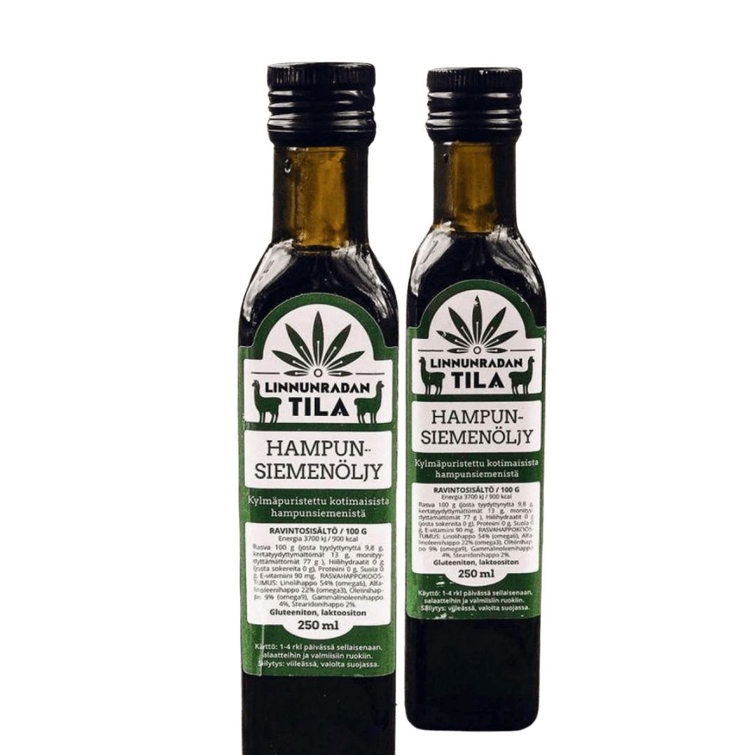 Hampunsiemenöljy 250 ml