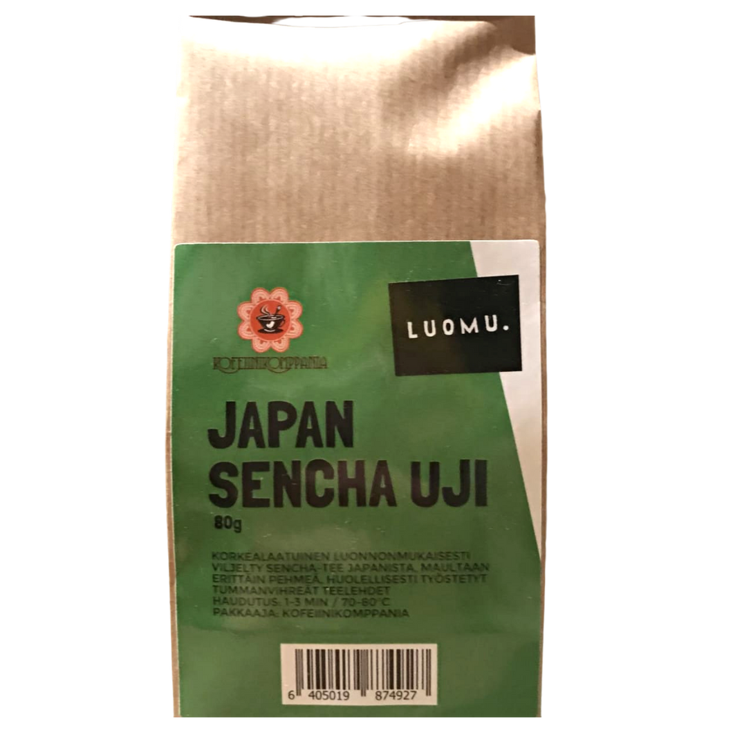 Japan Sencha Uji | Maustamaton vihreä luomutee, 80 g