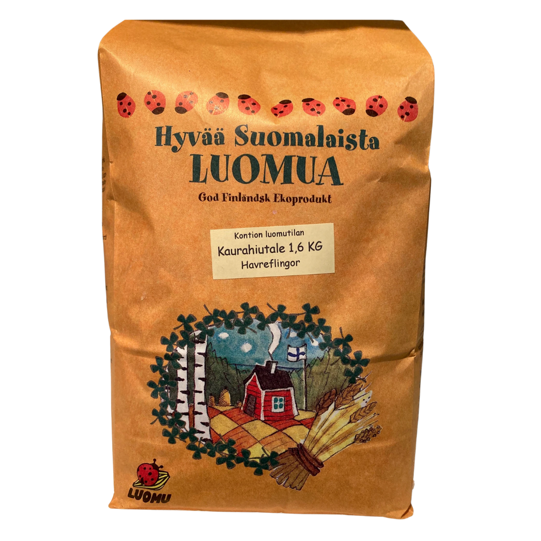 Kontion kaurahiutale 1,6kg (luomu)