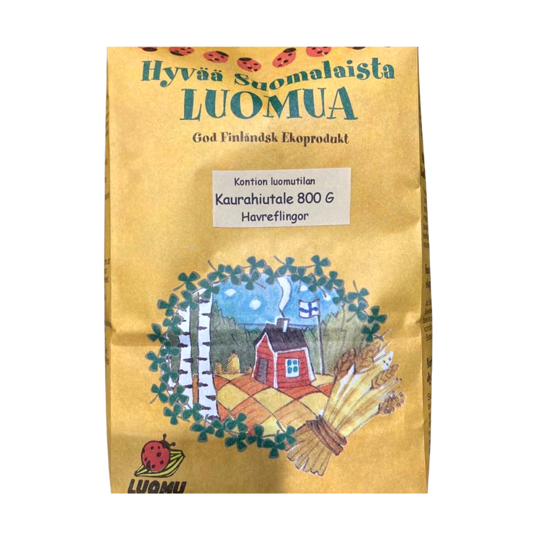 Kontion luomutila | Kaurahiutale 800 g (luomu)