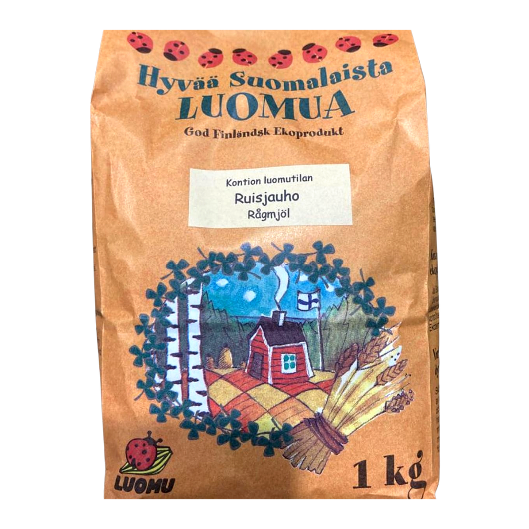 Kontion luomutila | Ruisjauho 1 kg (luomu)