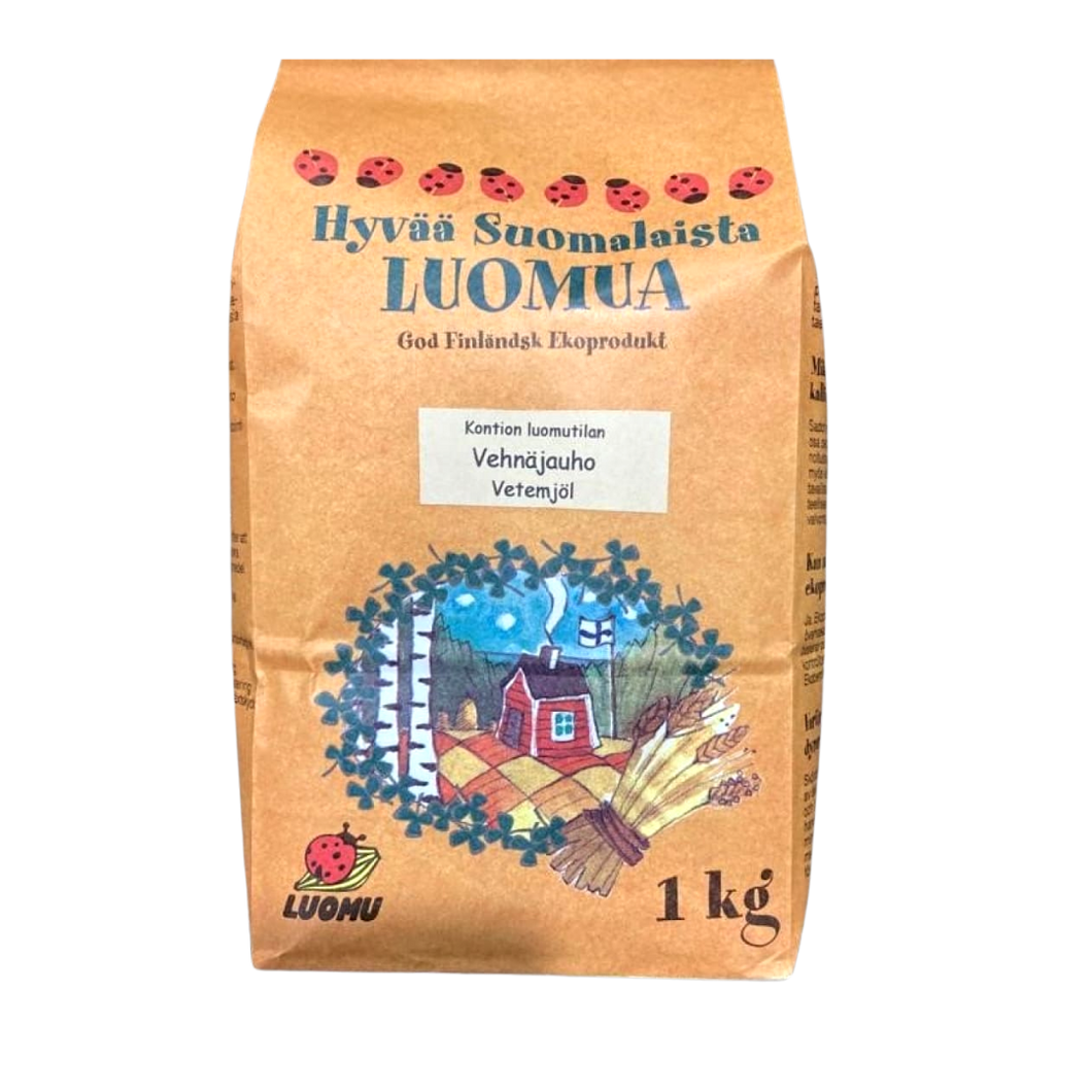 Kontion luomutila | Vehnäjauho 1 kg (luomu)