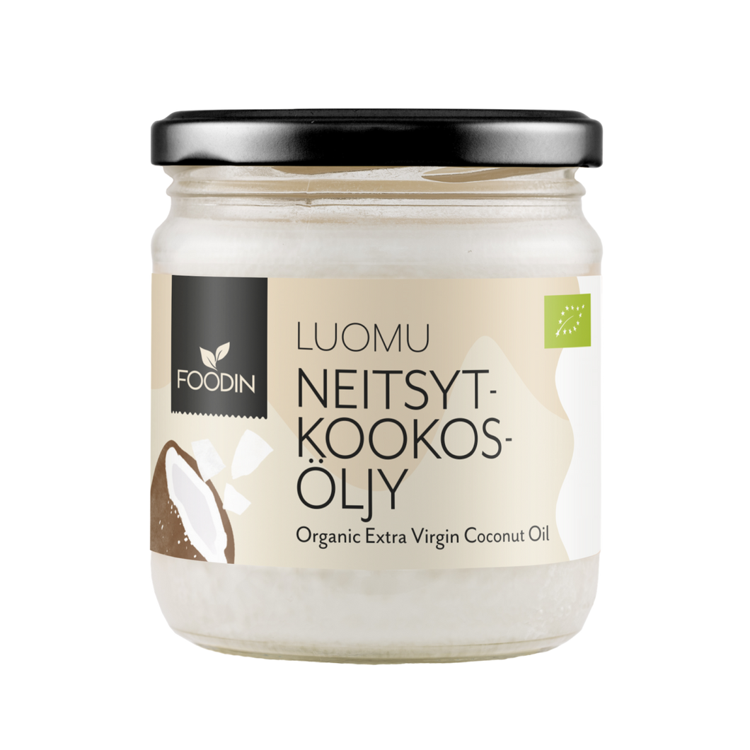 FOODIN | Neitsytkookosöljy 400 ml (G, luomu)