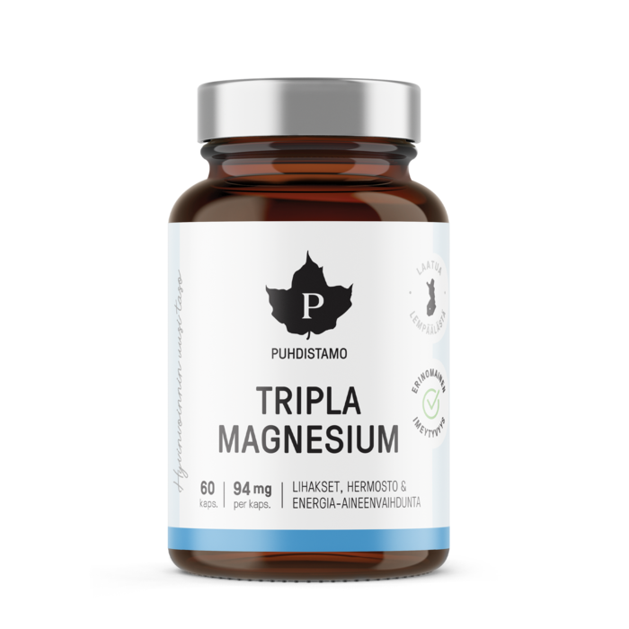 Puhdistamo | Tripla Magnesium, 60 kaps.