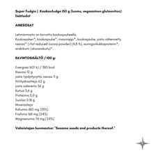 Lataa kuva Galleria-katseluun, Super Fudgio | Vegaaninen kaakaofudge 150 g (G)
