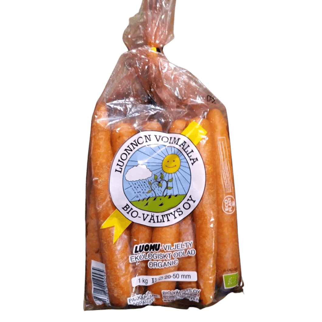 Porkkana 1kg luomuviljelty