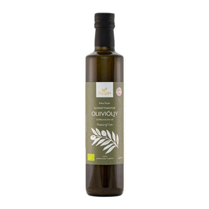 Extra Virgin Suodattamaton oliiviöljy luomu 500ml
