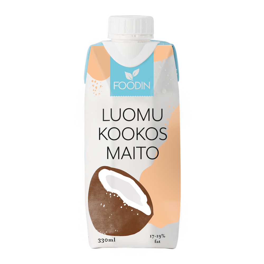 FOODIN | Luomu kookosmaito 330 ml