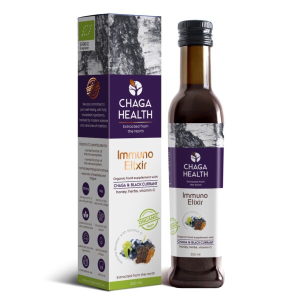 Chaga Health | Immuno Elixir Pakuri & Mustaherukka Luomu 250 ml