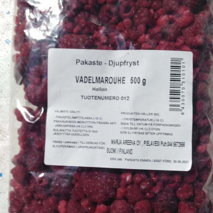 Vadelmarouhe 1 kg - Marja ja Hedelmät