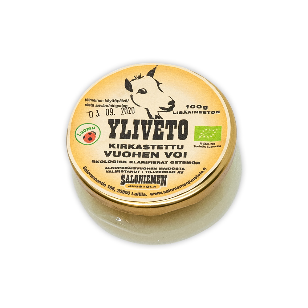 Yliveto | Vuohen kirkastettu voi 100 g luomu